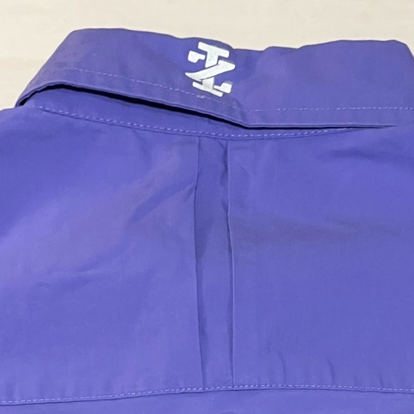 Mens Large IZOD Golf Short Sleeve Polo Shirt 1/4 Button Up - Picture 5 of 5